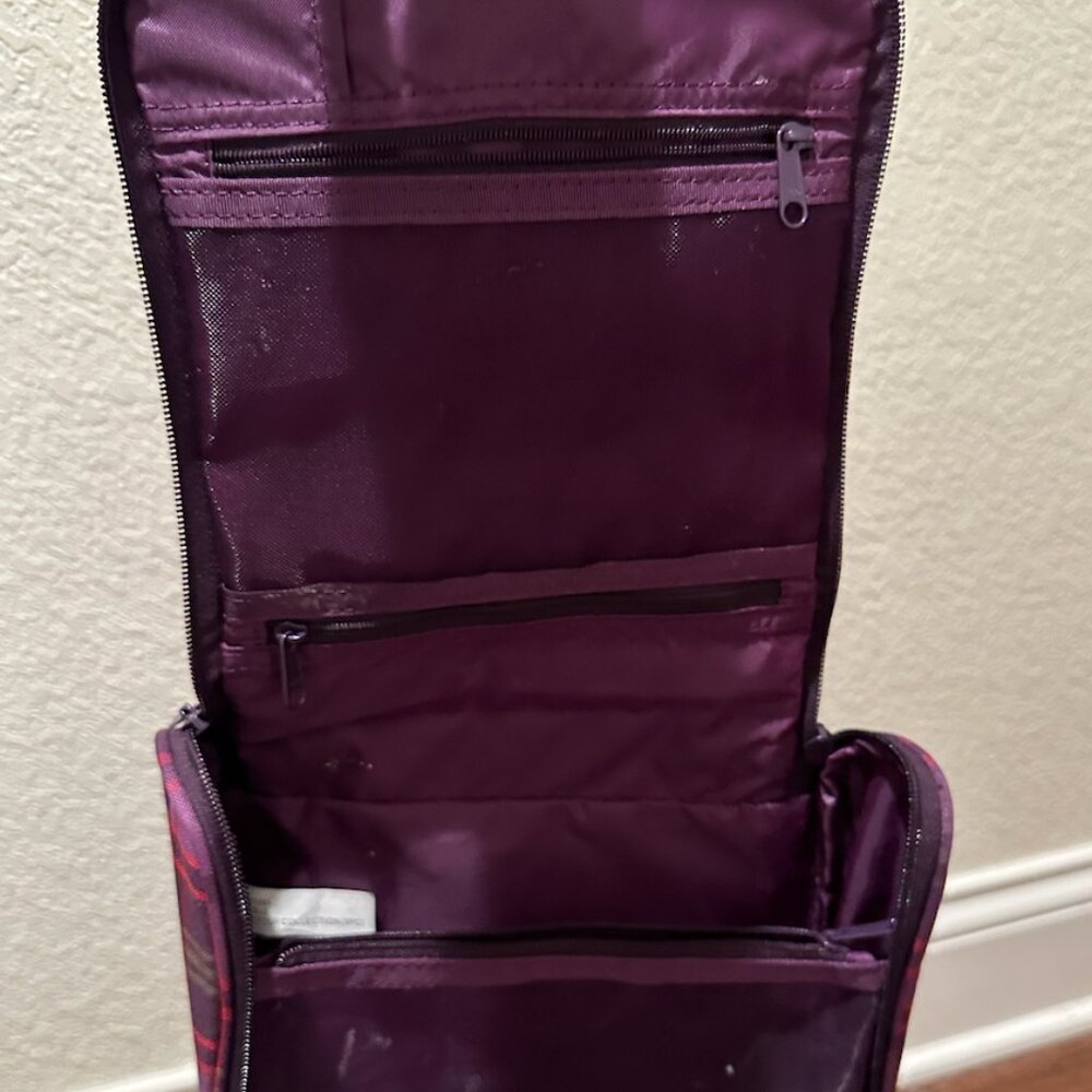 Dakine Purple Plaid Travel Bag Set - Picture 8 of 9